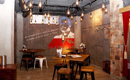 4人テーブル席のゾーン