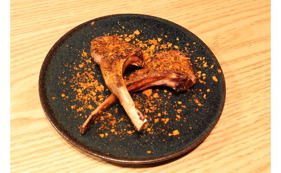 ラムのスペアリブステーキ